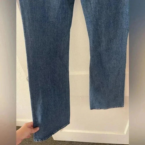 BDG urban outfitters dark wash stretch high waisted flare jeans size 25 - Picture 7 of 8